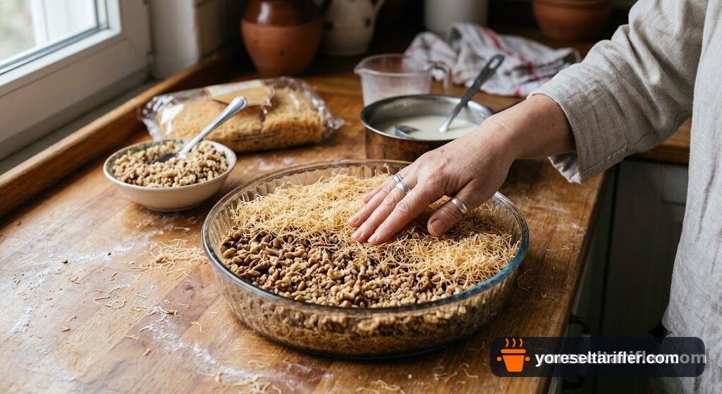 Sütlü Kadayıf Tarifi — Adım 3