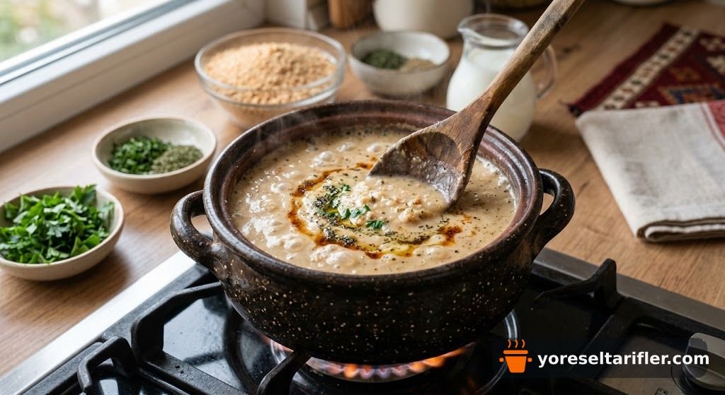 Sütlü Tarhana Çorbası Nasıl Yapılır Tarifi — Adım 4