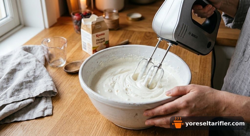Sütlü ve Bitter Çikolata Mousse Tarifi — Adım 3
