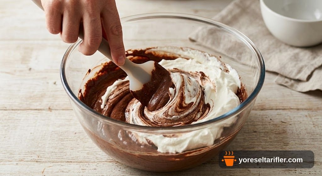 Sütlü ve Bitter Çikolata Mousse Tarifi — Adım 4