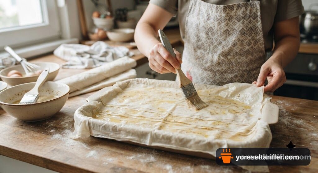 Sütsüz Sodalı Börek Tarifi — Adım 3