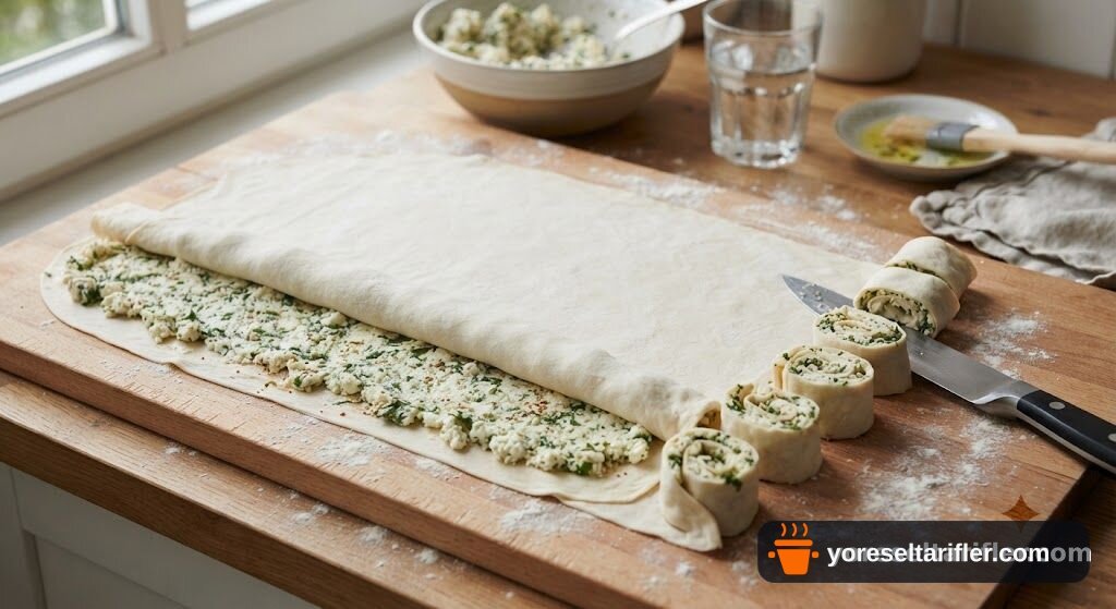 Sütsüz Sodalı Börek Tarifi — Adım 4