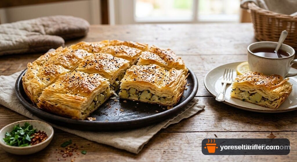 Sütsüz Sodalı Börek Tarifi — Adım 6