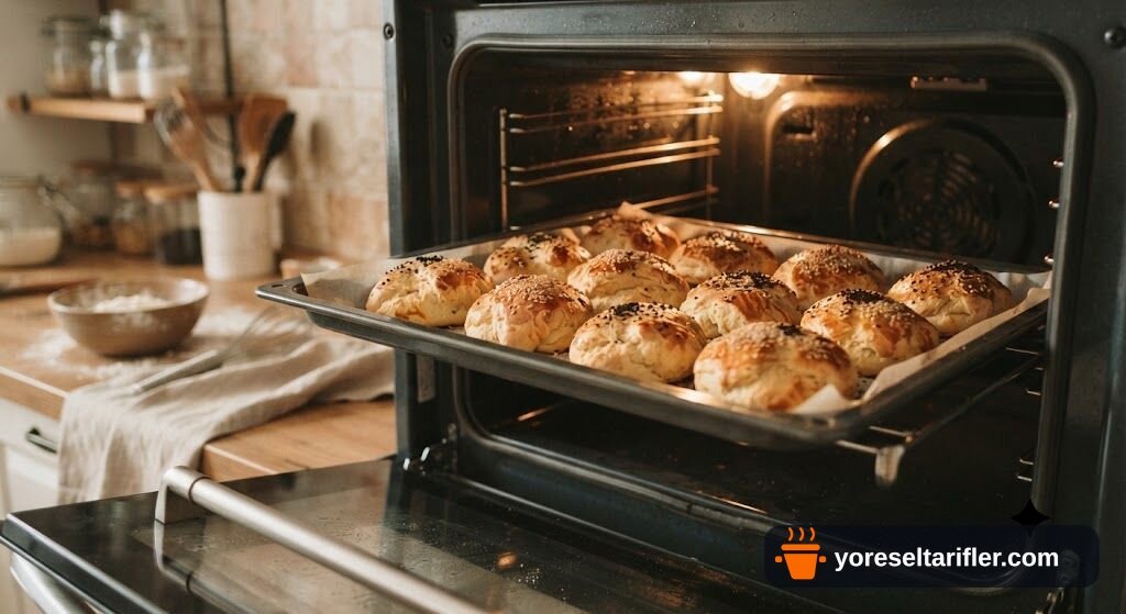 Suyla Yapılan Pamuk Poğaça Tarifi — Adım 6