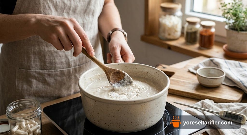Süzme Kıvamında Vegan Hindistan Cevizi Yoğurdu Tarifi — Adım 5