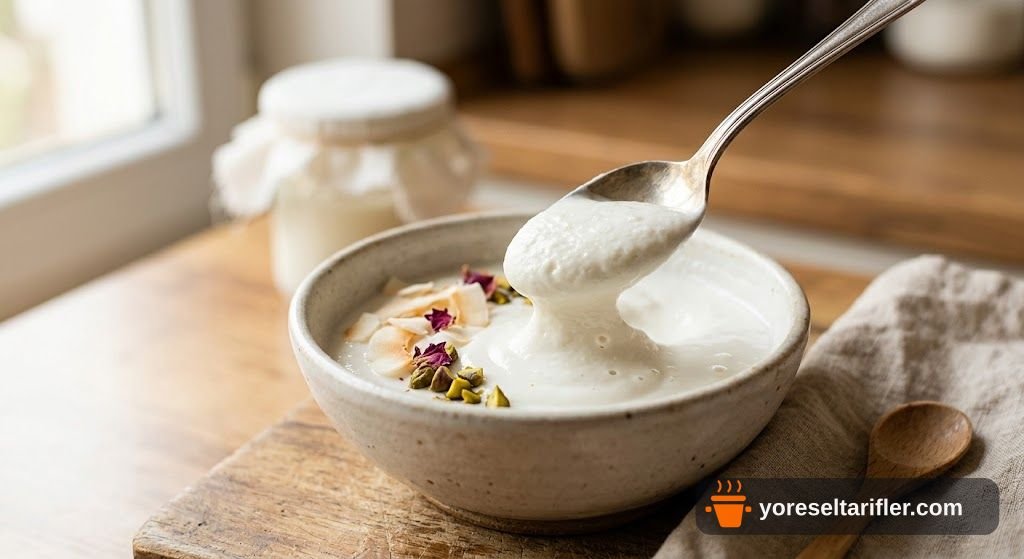 Süzme Kıvamında Vegan Hindistan Cevizi Yoğurdu Tarifi — Adım 8