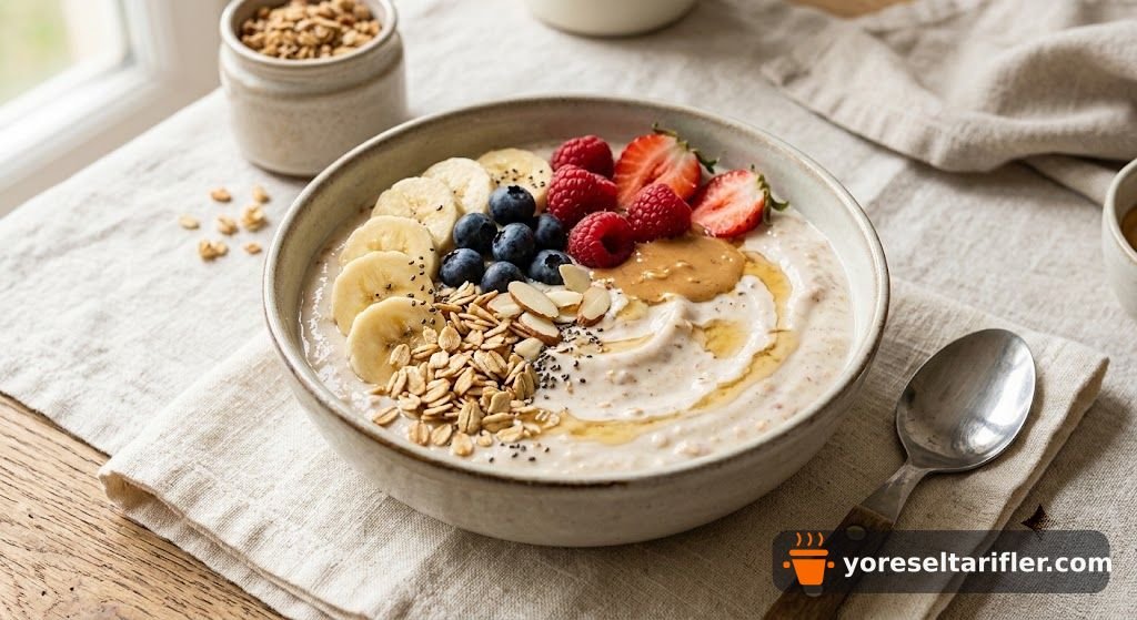 Süzme Yoğurtlu Kahvaltılık Bowl Tarifi — Adım 1
