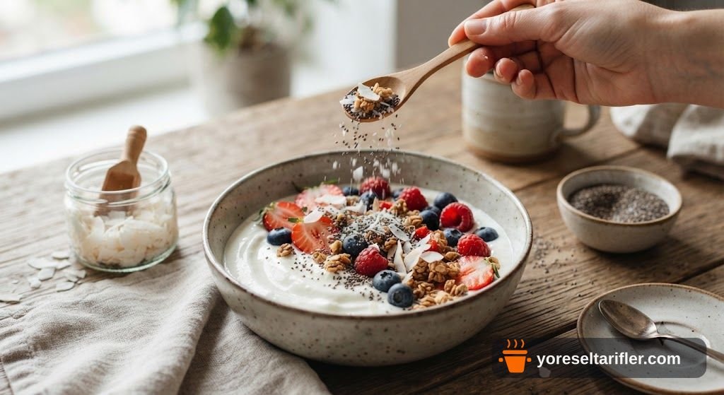 Süzme Yoğurtlu Kahvaltılık Bowl Tarifi — Adım 5