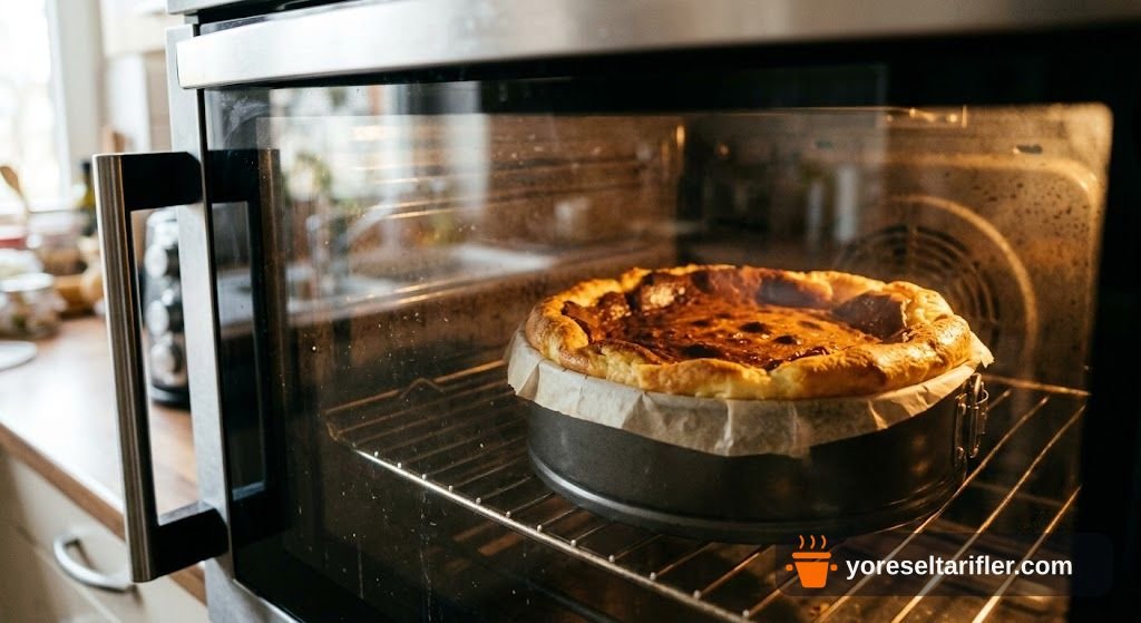 Süzme Yoğurtlu Sade Cheesecake Tarifi — Adım 12