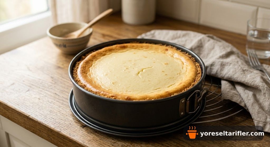 Süzme Yoğurtlu Sade Cheesecake Tarifi — Adım 5
