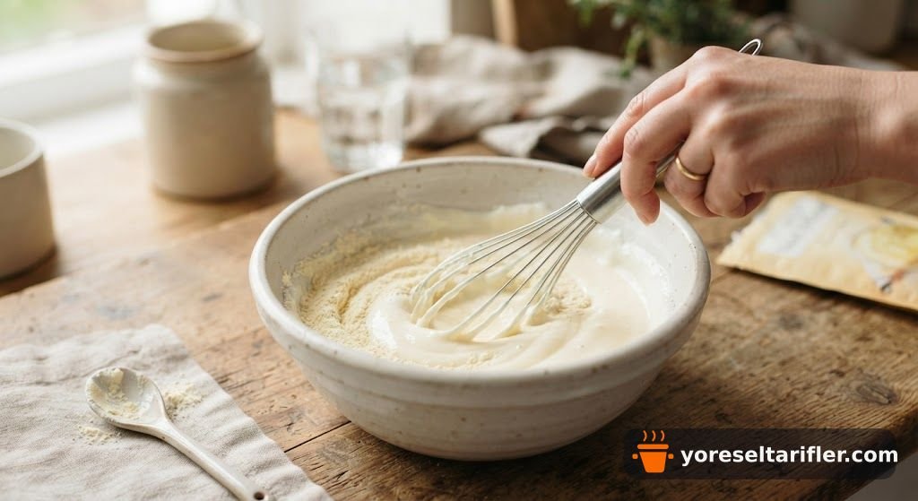 Süzme Yoğurtlu Sade Cheesecake Tarifi — Adım 8