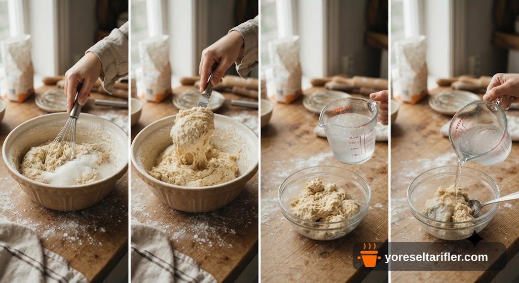 Tahin Helvalı Vişneli Crumble Tarifi — Adım 3