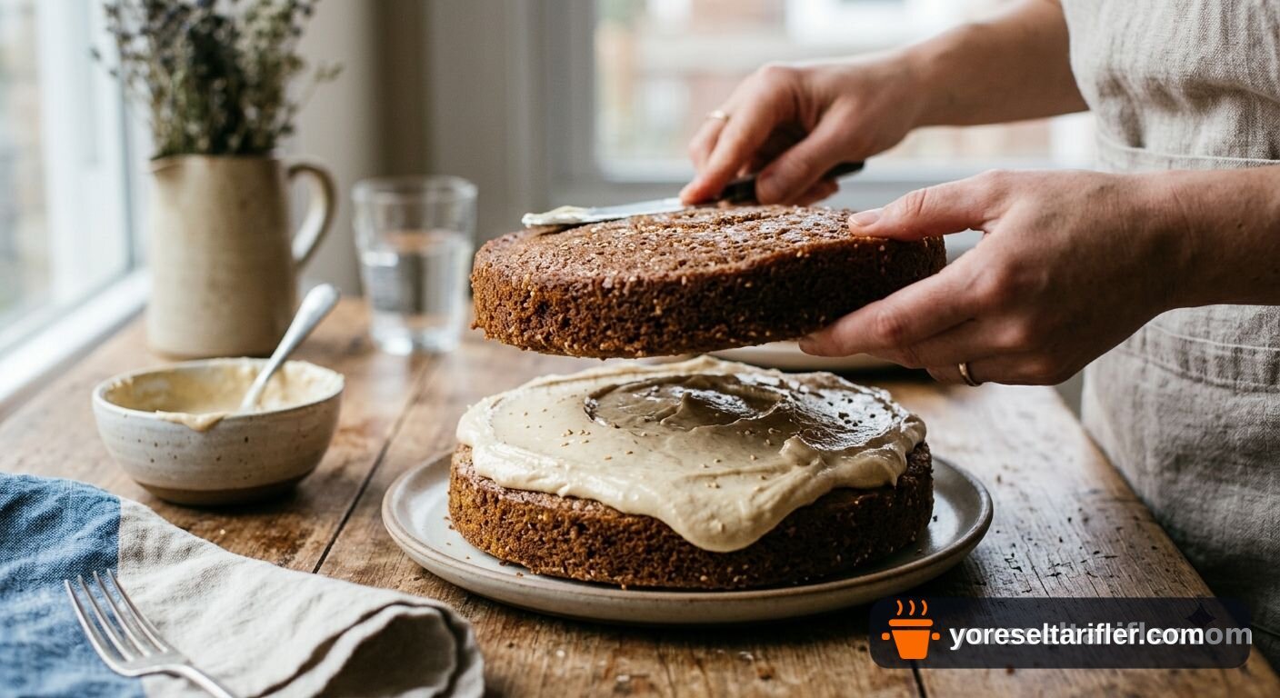 Tahin Kremalı Kek Tarifi — Adım 9