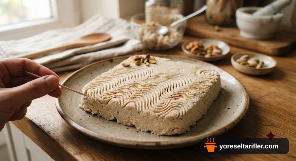 Tahin ve Hindistan Ceviziyle Sağlıklı Helva Tarifi — Adım 4