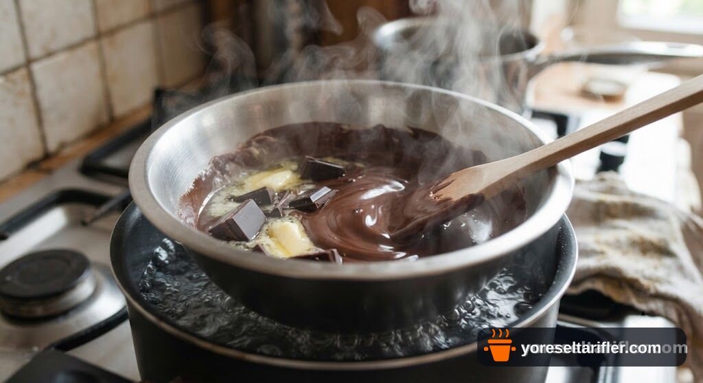 Tahinli Brownie Kek Tarifi — Adım 1