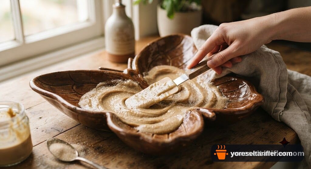 Tahinli Brownie Kek Tarifi — Adım 5