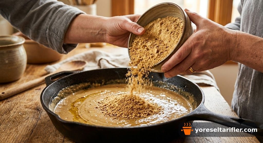 Tahinli Fırın Helvası Tarifi — Adım 5
