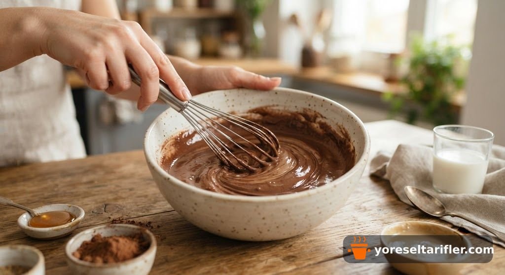 Tahinli Muzlu Dondurmalı Truffle Tarifi — Adım 15