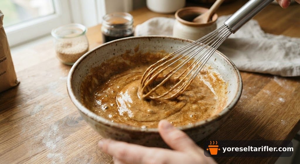 Tahinli Şekersiz Tiramisu Tarifi — Adım 1