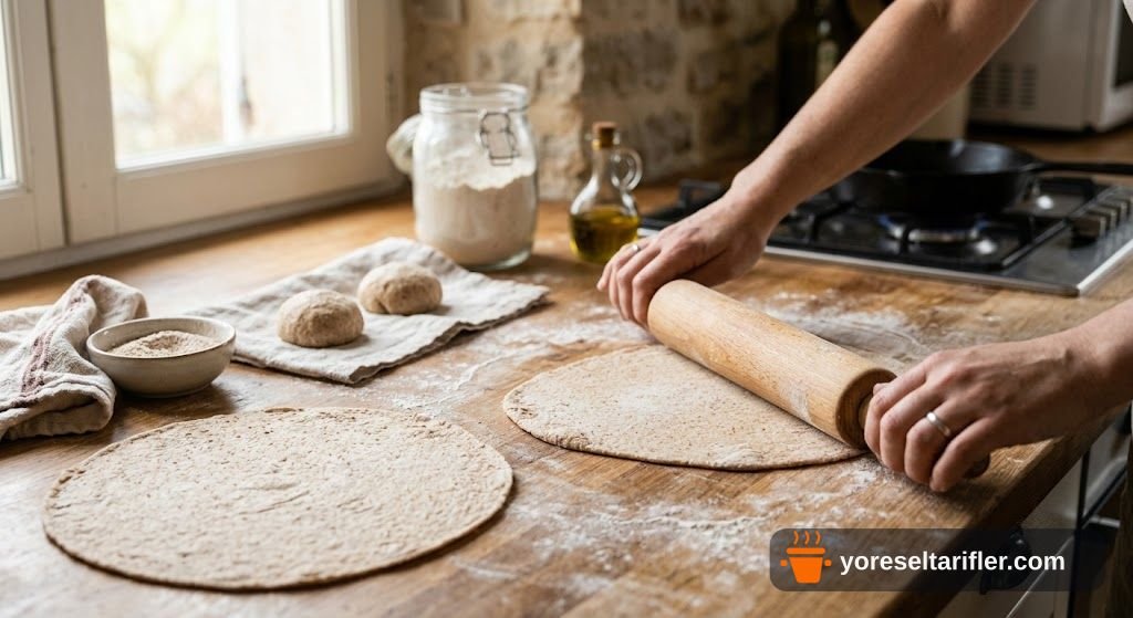Tam Buğday Lavaş Tarifi — Adım 2
