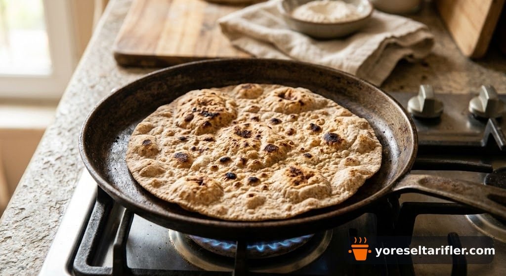Tam Buğday Lavaş Tarifi — Adım 3