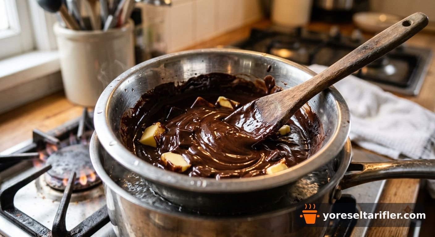 Tam Buğday Unlu Çilekli Brownie Tarifi — Adım 1