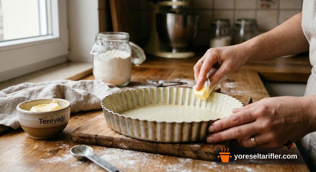 Tam Buğday Unlu Karamelli Çikolatalı Fit Tart Tarifi — Adım 3