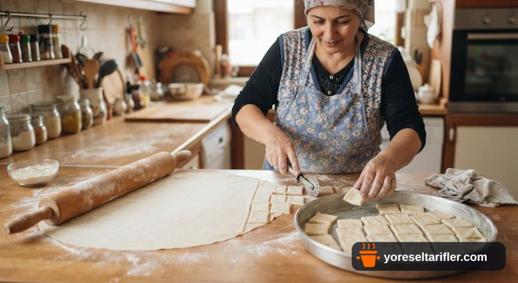 Tam Buğday Unlu Petibör Bisküvi Tarifi — Adım 3