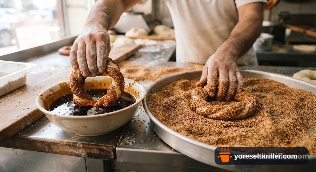 Tam Buğdaylı Ev Yapımı Simit Tarifi — Adım 6