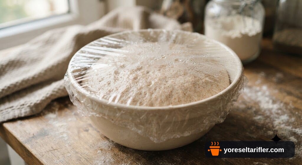 Tam Buğdaylı Peynirli Yumuşak Poğaça Tarifi — Adım 2