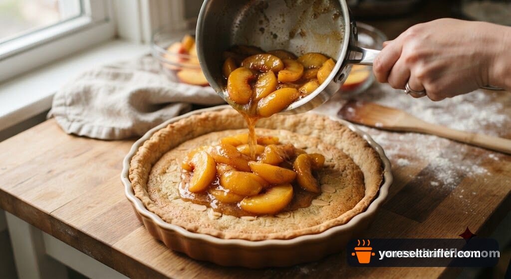 Tam Buğdaylı Şeftalili Tart Tarifi — Adım 5