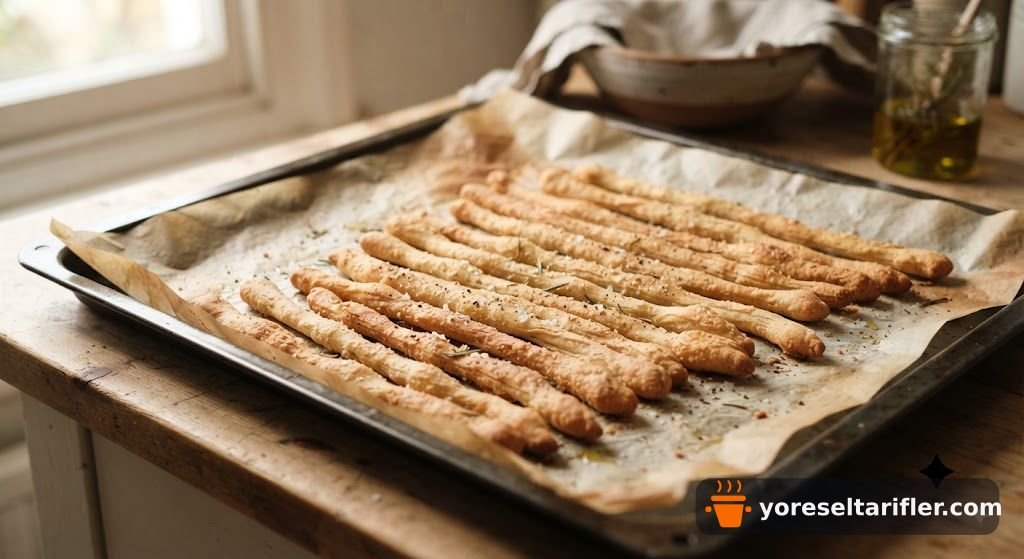 Tam Buğdaylı Zeytinyağlı Grissini Tarifi — Adım 7