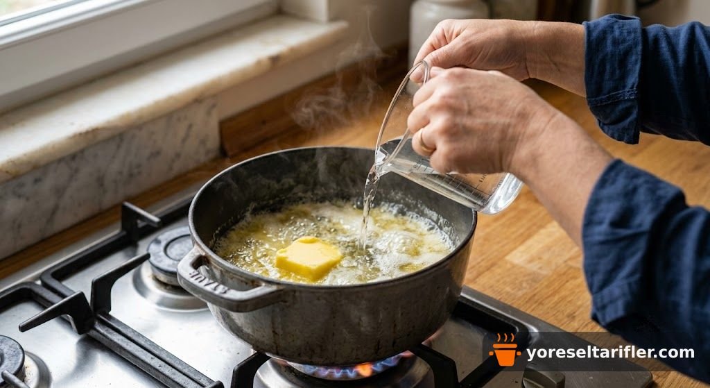 Tane Tane Bademli Jasmin Pilavı Tarifi — Adım 1