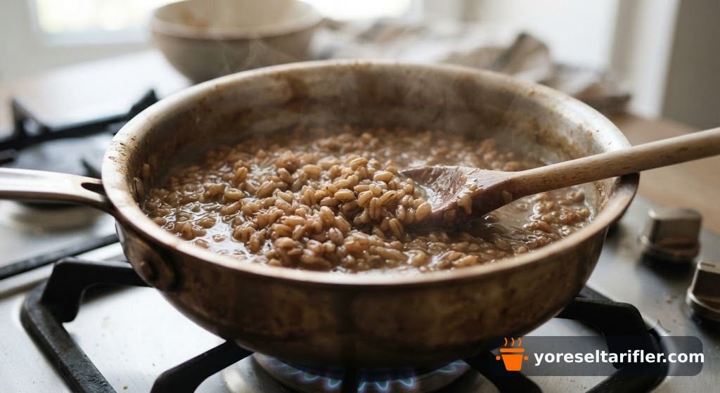 Tane Tane Kavurmalı Buğday Pilavı Tarifi — Adım 4