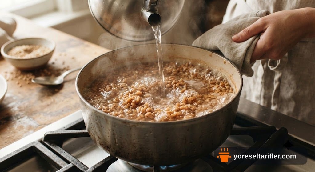Tane Tane Kavurmalı Buğday Pilavı Tarifi — Adım 5