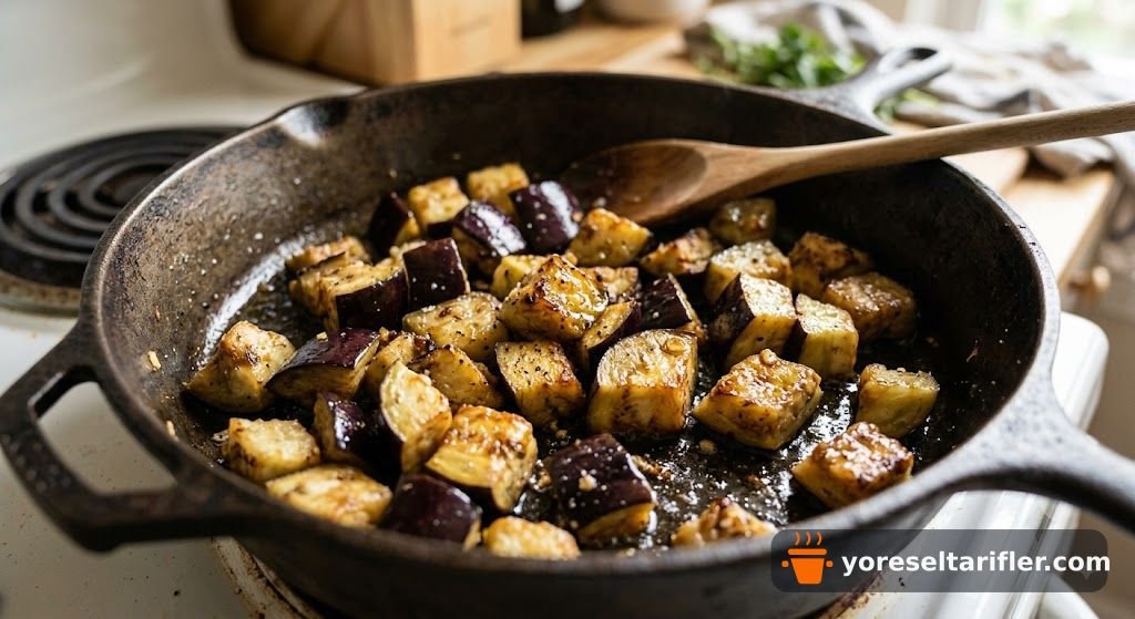 Tane Tane Patlıcanlı Şehriye Pilavı Tarifi — Adım 10