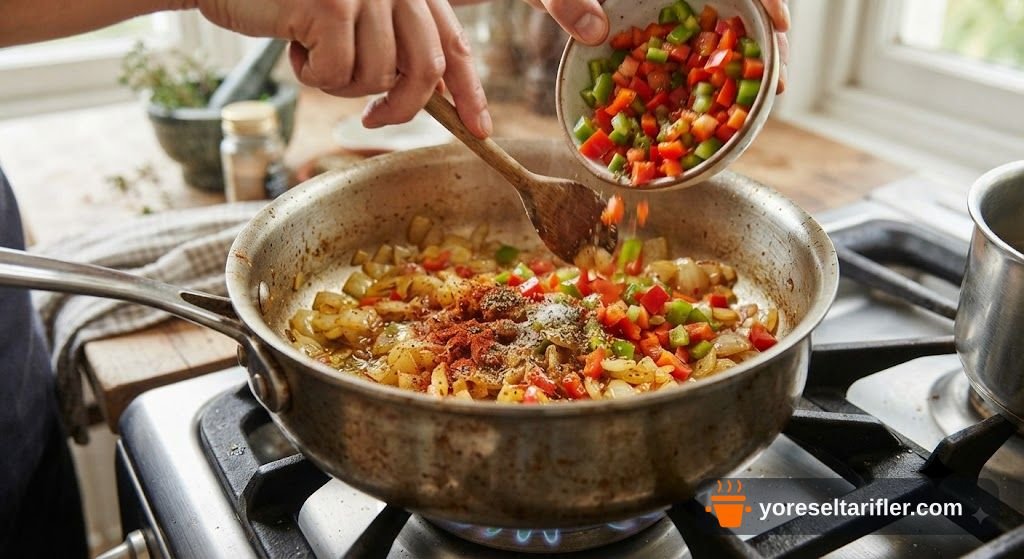 Tane Tane Patlıcanlı Şehriye Pilavı Tarifi — Adım 7