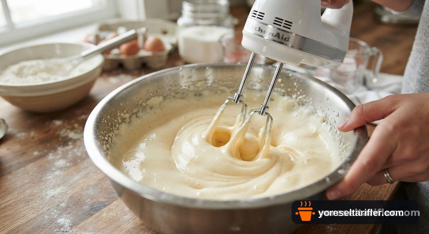Tart Kalıbında Kek Tarifi — Adım 1