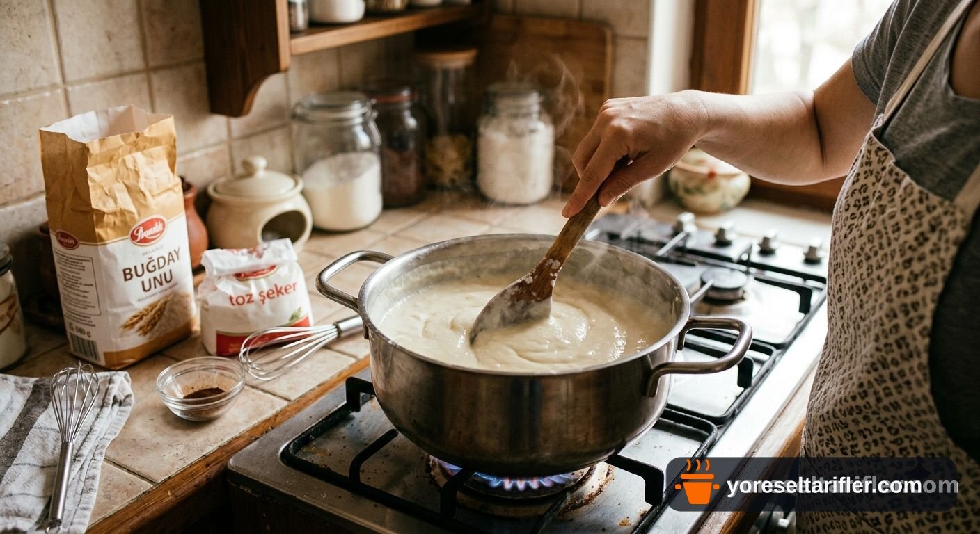 Tart Kalıbında Kek Tarifi — Adım 4