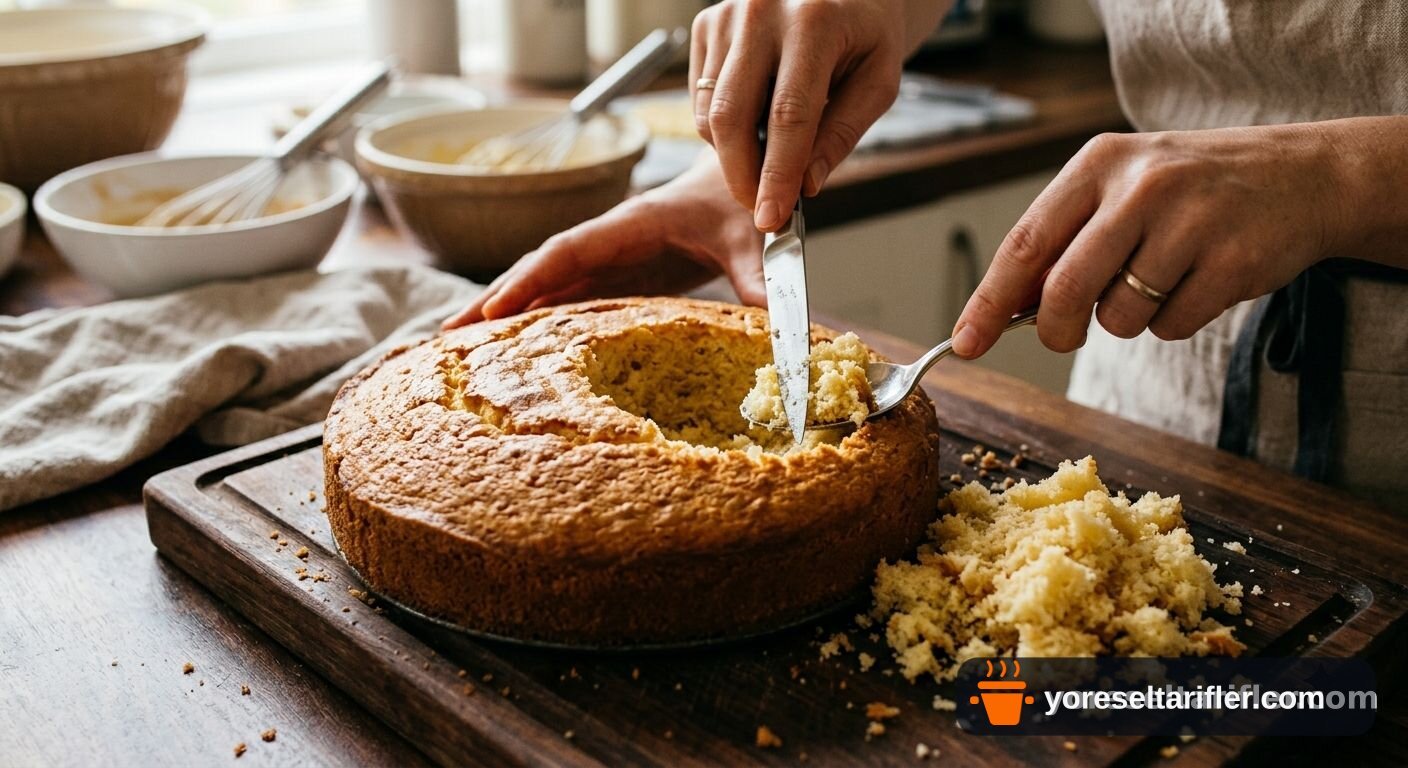 Tart Kalıbında Kek Tarifi — Adım 6