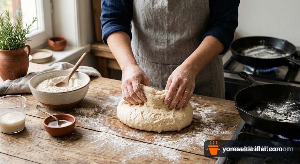 Tavada Mayalı Ekmek Tarifi — Adım 2