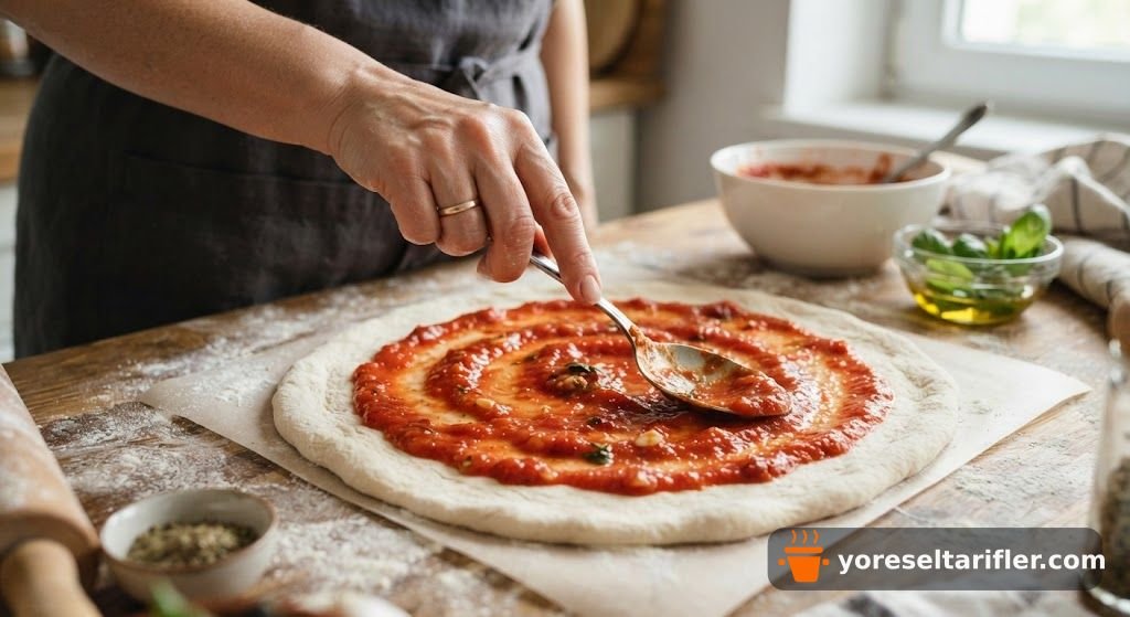 Tavada Şipşak Pizza Tarifi — Adım 5