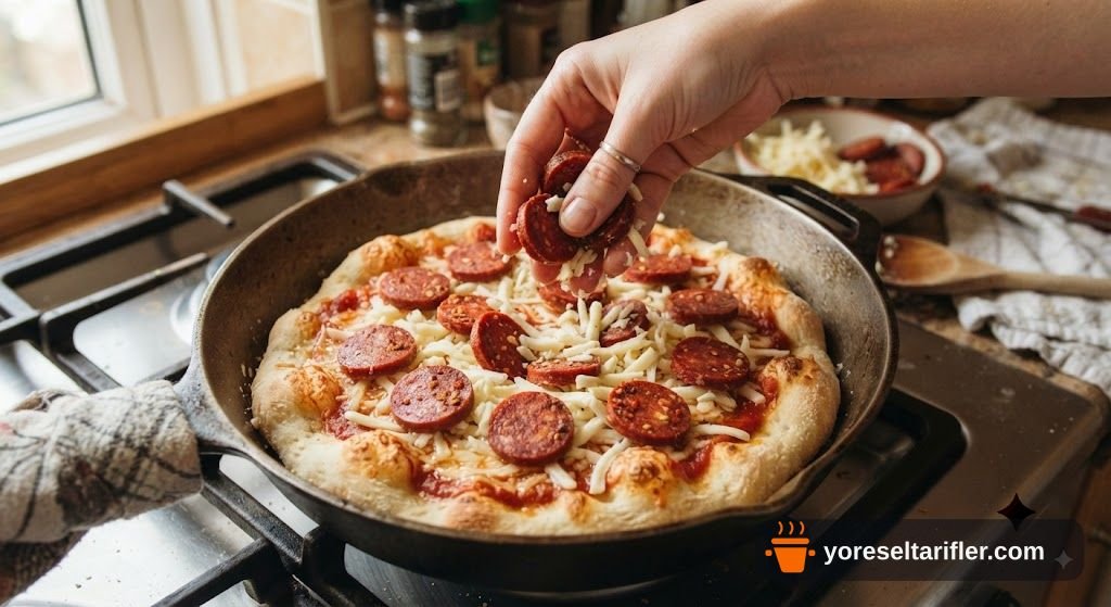 Tavada Şipşak Pizza Tarifi — Adım 6