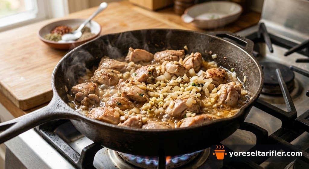 Tavuk Kavurma Tarifi — Adım 2