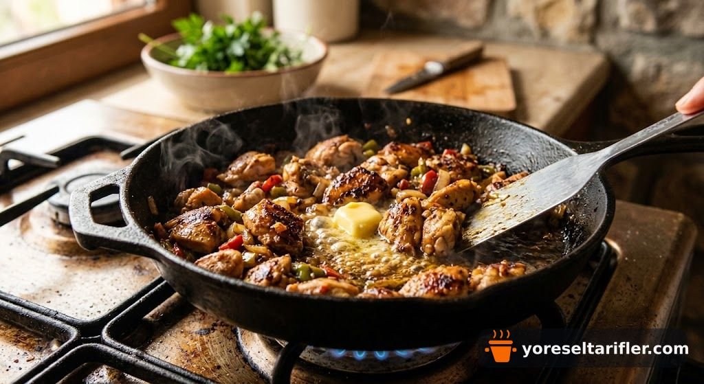 Tavuk Kavurma Tarifi — Adım 4