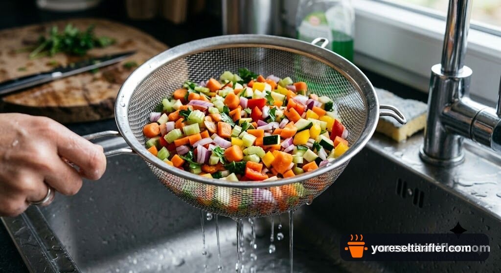Tavuklu Buğday Salatası Tarifi — Adım 4
