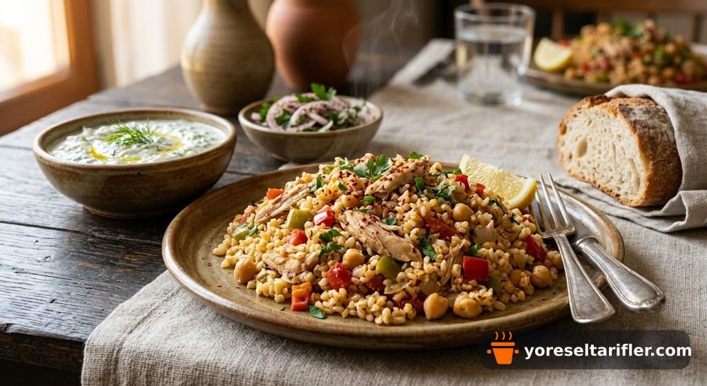 Tavuklu Bulgur Pilavı Tarifi — Adım 7
