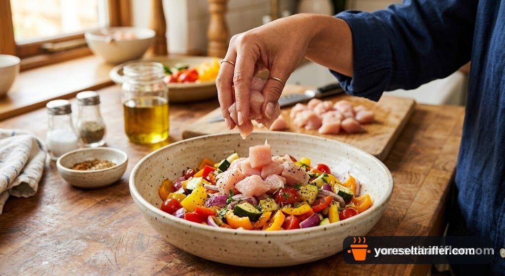 Tavuklu Tepsi Kebabı Tarifi — Adım 2