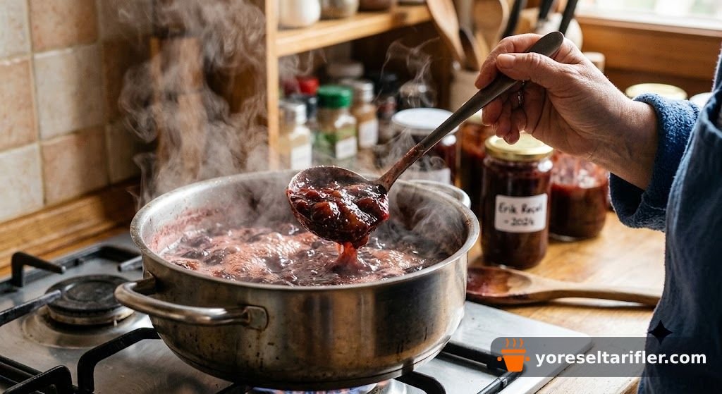 Taze Çileklerle Hazırlanan Aromatik Reçel Tarifi — Adım 8