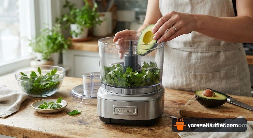 Taze Maydanozlu Pesto Sos Tarifi — Adım 1
